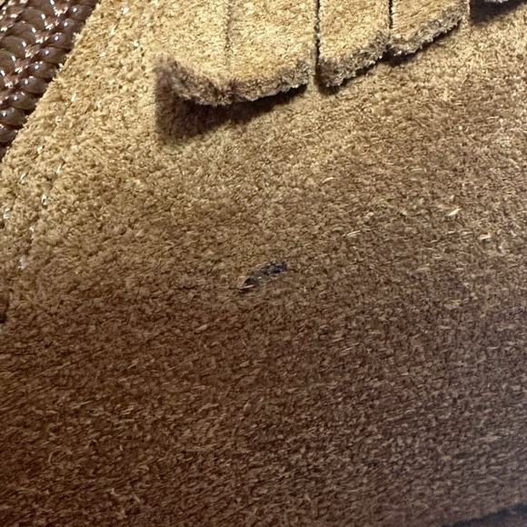 Womens Aerosoles Plumming Bird Fringe Wedge Ankle
Boots - Dark Tan Suede size6.5 - Picture 12 of 15